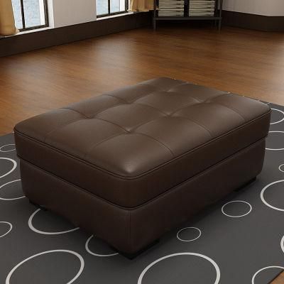 China Supplier Bonded Leather Ottoman Bench for Sale