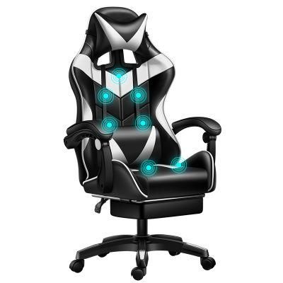 Anji Factory Massage Office Gaming Racing Chair with Footrest