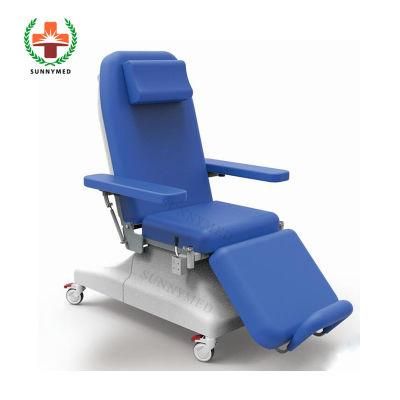 Sy-O007c Hospital Three Linak Motors Electric Dialysis Chair Donation Chair