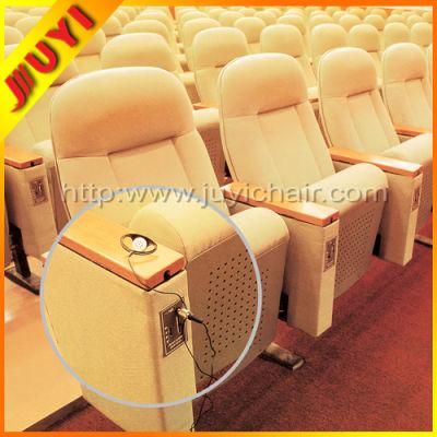 Jy-605r School Cinema China Stadium Meeting for Home Used Hot Selling Conference Church Chairs with Armrest Auditorium Seat