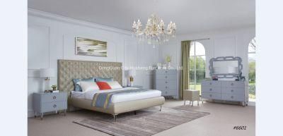 Modern Home Furniture Upholstered King Size Bed #6601 Hot Selling Item