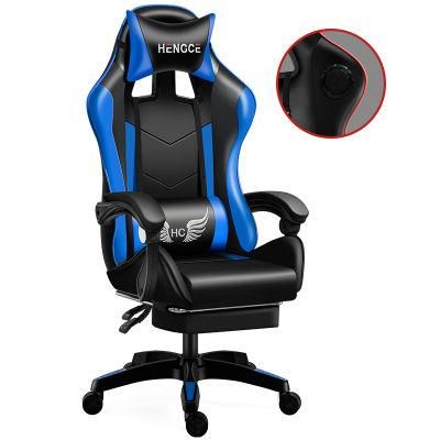 New High Back Speaker Leather CE Approval Gaming Chair with Headrest