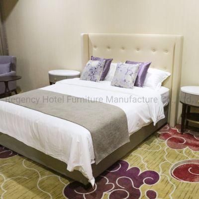 Wholesale Modern Bedroom Furniture Beds Wood Furniture Bed Room Set for Hotel Use