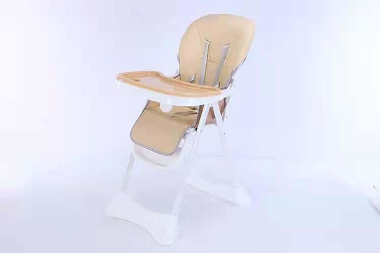 Fashion Folding Leather Seat Cover Baby Dining Chair