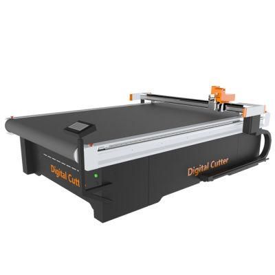 Zhuoxing High Performance CNC Carpet/Sofa Cover Cutting Machine by Oscillating Knife