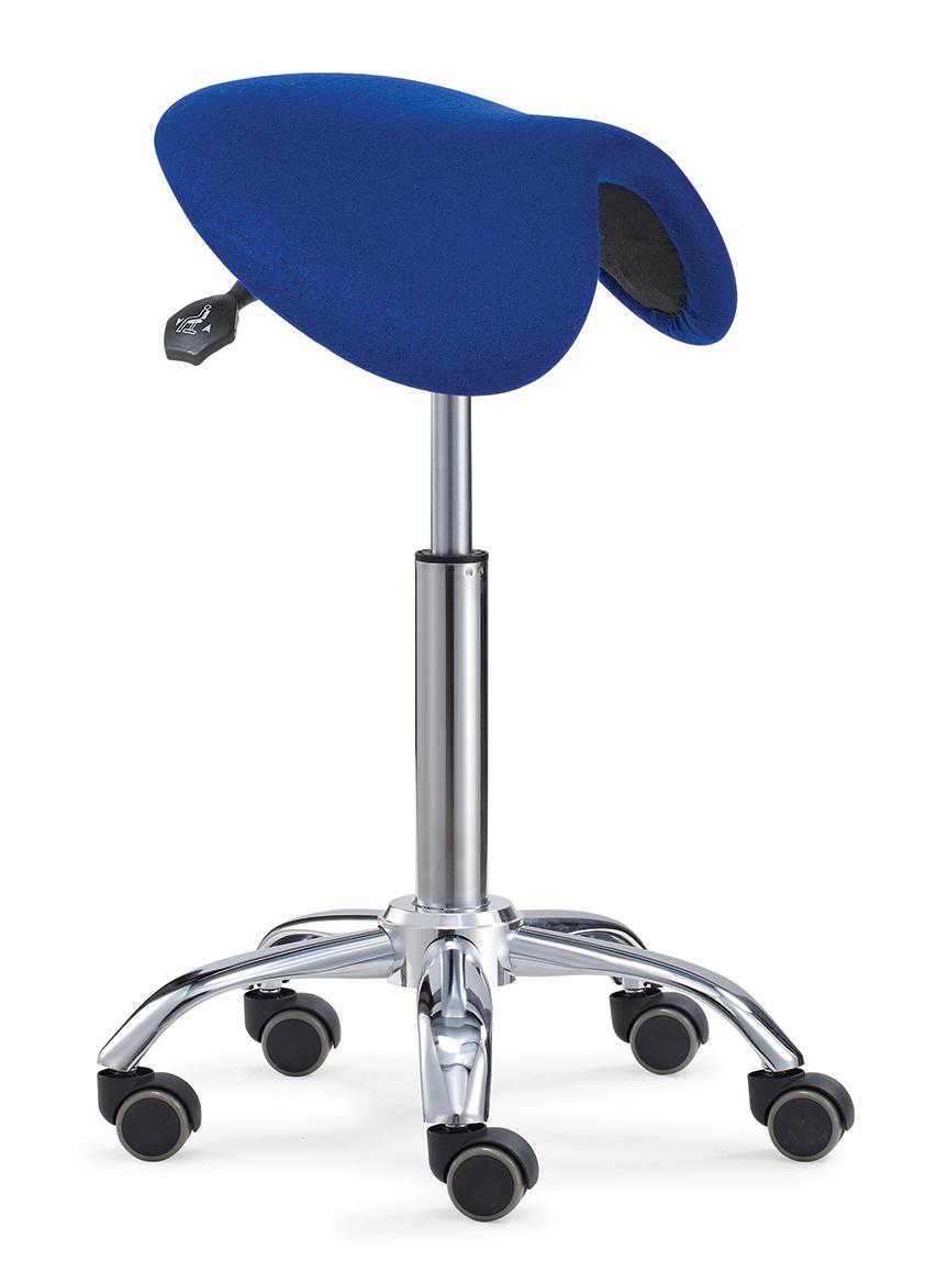 Specail Design Ergonomic Tilt Saddle Seat Stool Lab Chair