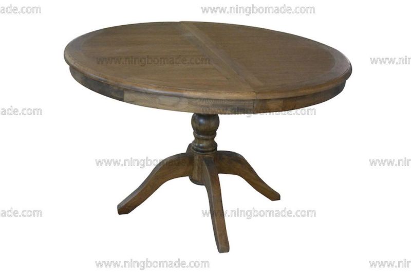 French Classic Provincial Vintage Furniture Antique Nature Oak Extension Table