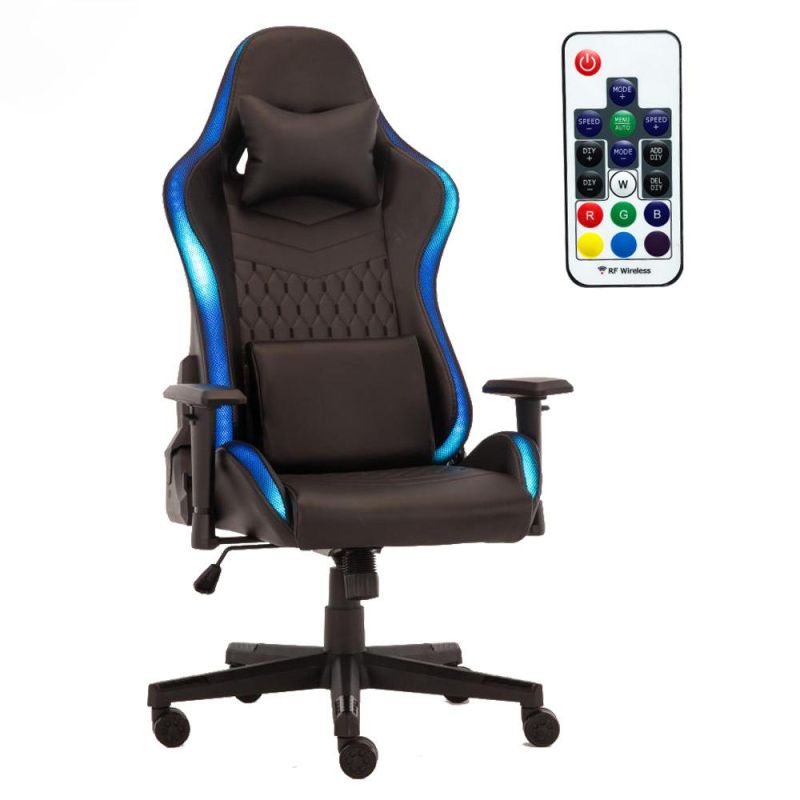 Best Comfortable Leather PVC Butterfly Tilt Mechanism Ergonomic Massage Gaming Chair