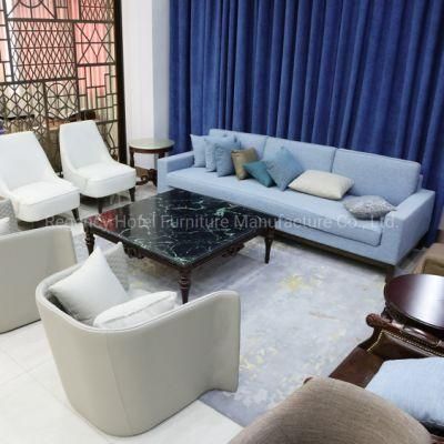 Custom Made Hotel Living Room Furniture Sofa Set Furniture Lounge Furniture for Hotel Use