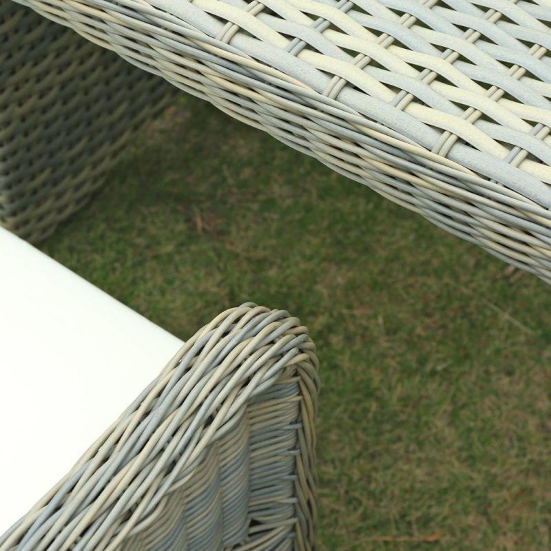Newest Design Chinese Aluminium Outdoor Garden Hotel Resort Villa Home Patio PE Wicker Rattan Chair and Table