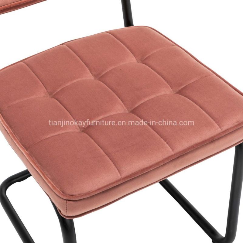 Wholesale Luxury Nordic Cheap Indoor Home Furniture Restaurant Leather Velvet Modern Dining Chair