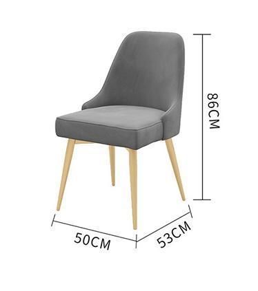 Zode Adorn Tufted Performance Velvet Side Pure Leather Dining Chair in Grey