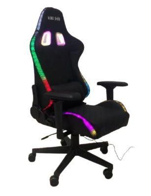 E-Sport Custom LED RGB Light PC Leather Silla Gamer Gaming Chair