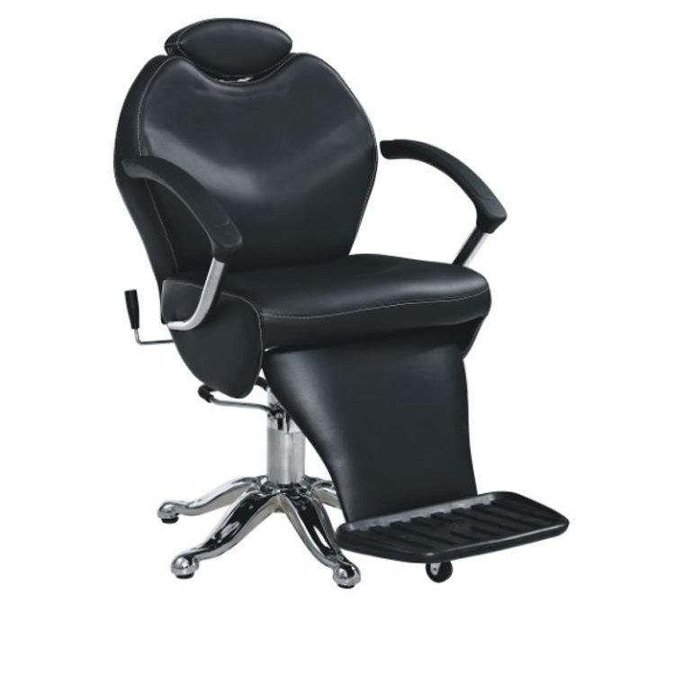 Hl- 1056 Salon Barber Chair for Man or Woman with Stainless Steel Armrest and Aluminum Pedal