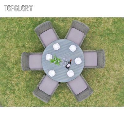 Hot Sale Outdoor Chairs Rattan Dining Chairs and Table Combination