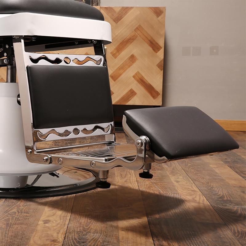 Hl-9293 Salon Barber Chair for Man or Woman with Stainless Steel Armrest and Aluminum Pedal