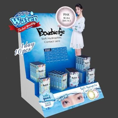 Retail Stores Custom High Quality Cardboard/Sintra PVC Cosmetic Contact Lens Display Stand