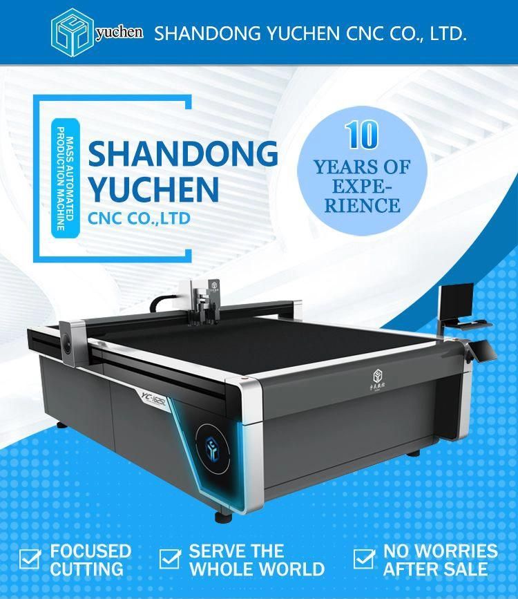 Jinan Yuchen Oscillatory Knife Cutting Machine for Sofa Leather