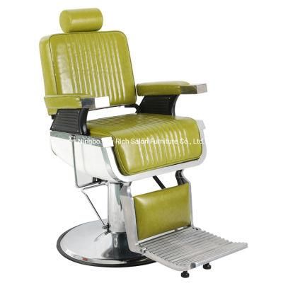 Hydraulic Reclining Barber Chair 360 Degrees Rolling Swivel Barber Chairs Hair Salon SPA Equipment