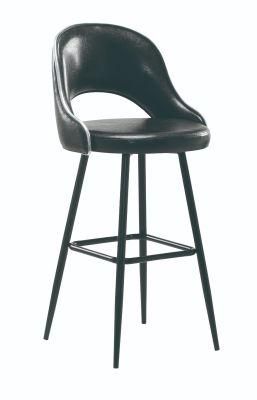 Black PU Seat with Black Powder Coating Legs