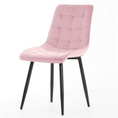 Nordic Style Modern Design Home Outdoor Furniture Restaurant Wedding PU Leather Velvet Dining Chair