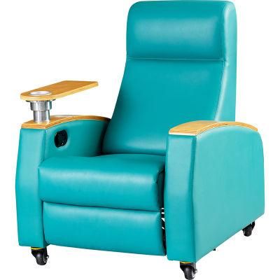 Hospital Furniture Synthetic Leather Blood Draw Bank Blood Collection Chair