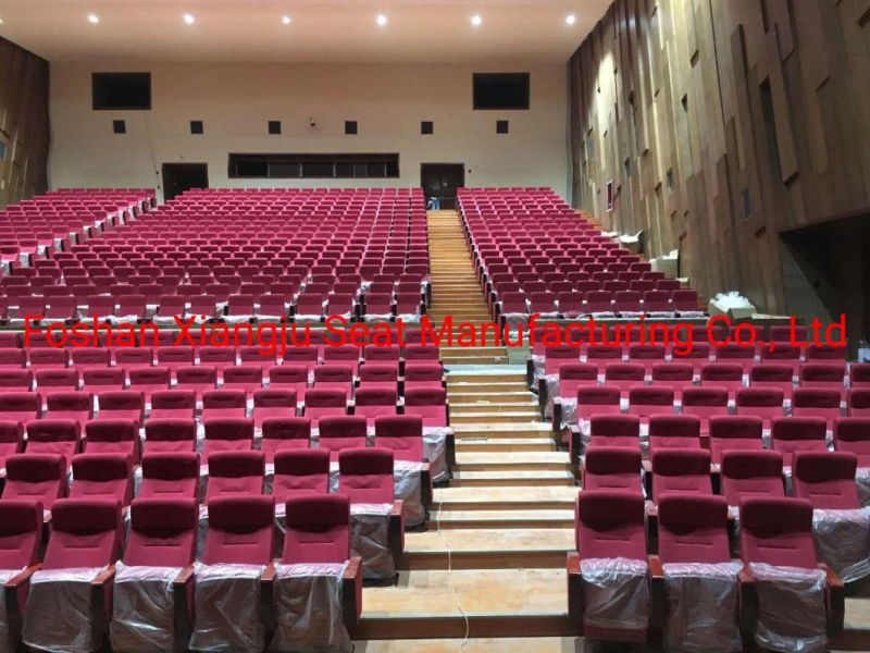 VIP Chairs for Arena and Stadium Center Multifunctional Auditorium Chairs with Wood Armrest