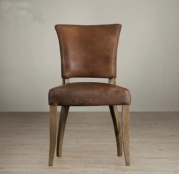 Wooden Chair with Genuine Leather (M-X1050)