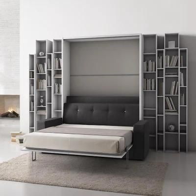 Home Bedroom Wall Bed with Cabinet for Home / Apartment Furniture