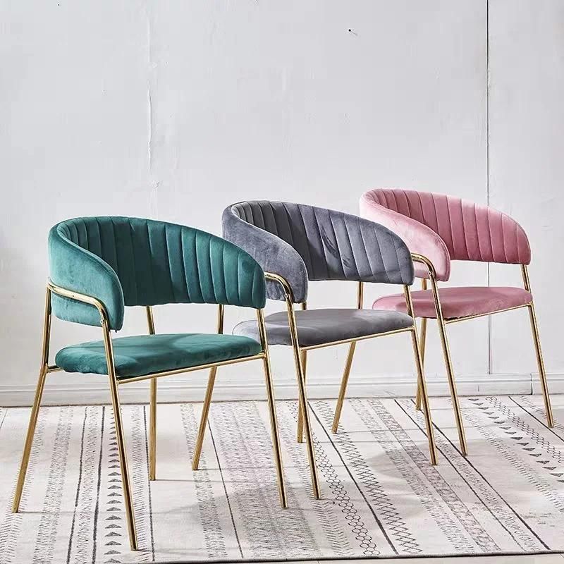 Esszimmerstuhle Samt Restaurant Velvet Green Upholstered Furniture Chair Oleandro Soft Padded Chair Fabric Leather Chair