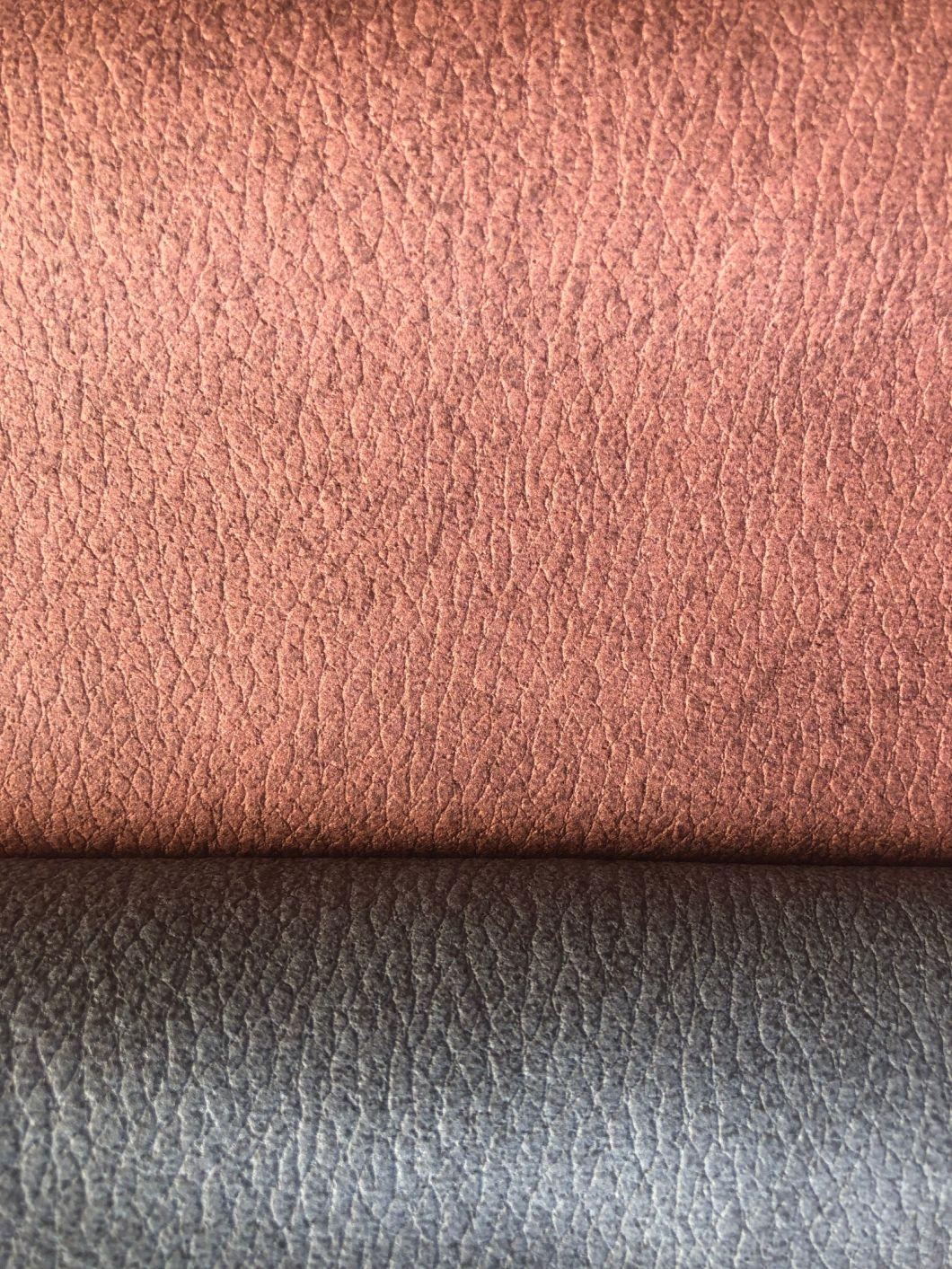 Polyester Leather Looking Knitting Velvet Fabric Furniture Fabric Upholstery Fabric (TL005)