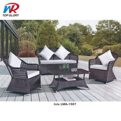 Garden Patio Embroidered Innovation Design Removable Cover Waterproof UV Resistant Outdoor Furniture Sofa Modern Set