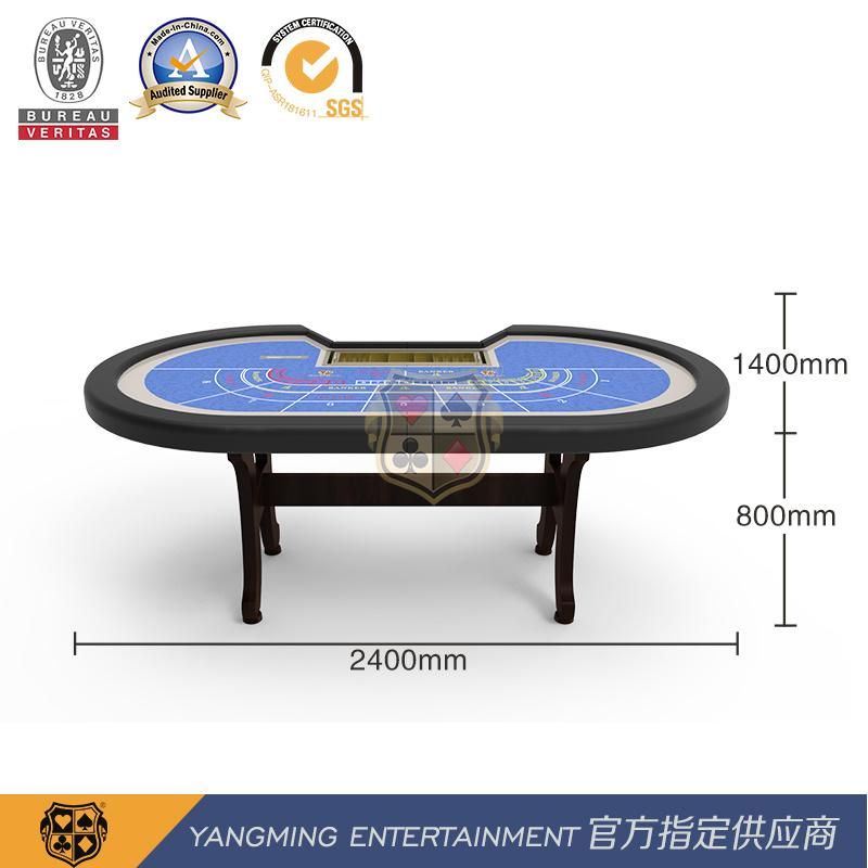 Baccarat Dragon Tiger Entertainment Poker Chess Table Design Customized Original Design Ym-Ba07