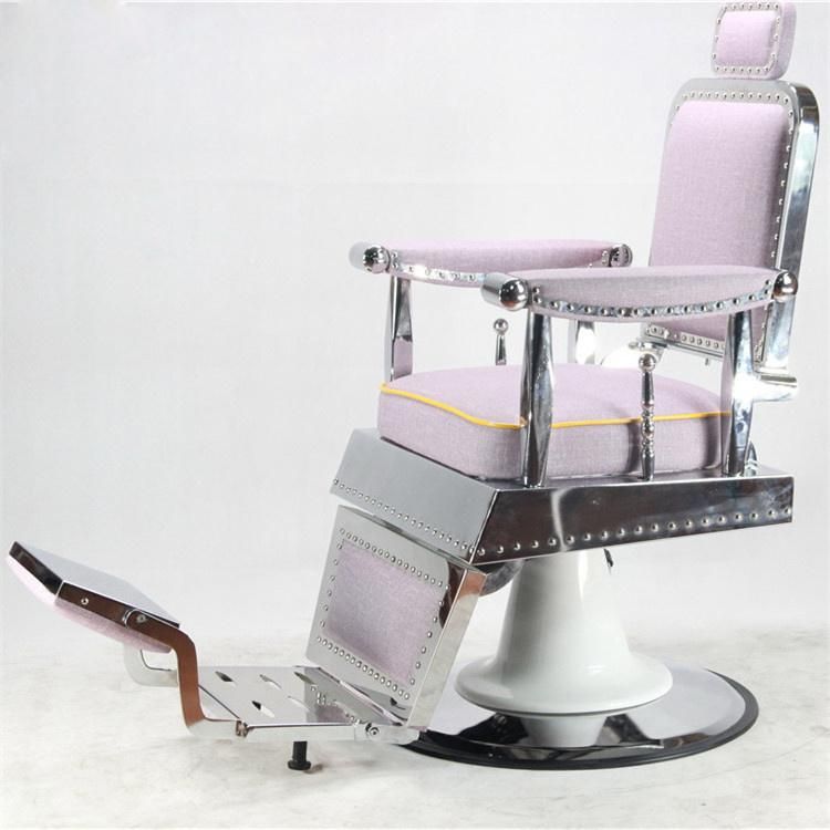 Hl-9267 Salon Barber Chair for Man or Woman with Stainless Steel Armrest and Aluminum Pedal