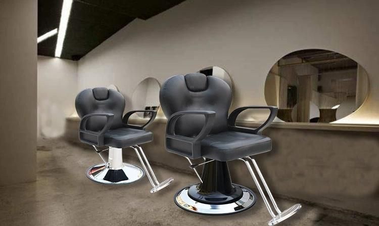 Hl-1000 Salon Barber Chair for Man or Woman with Stainless Steel Armrest and Aluminum Pedal