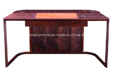 Chinese Style Factory Made Walnut Solid Wood Home Office Computer Desk Hotel Bedroom Dresser