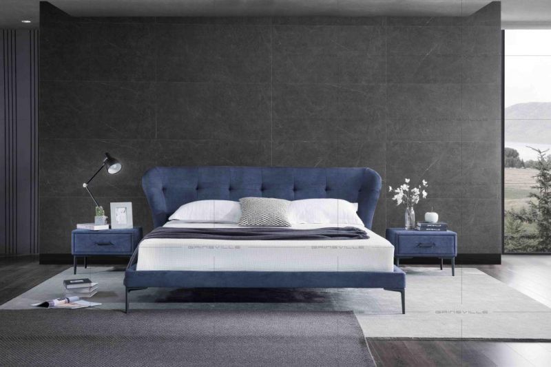 Home Furniture New Design Leather King Size Bedroom Furniture Set in Israel Market