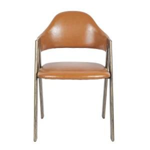 Modern Hotel Banquet Chair with Coated Metal Frame and Vinyl Upholsteered