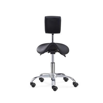 High Quality Beauty Salon Saddle Chair with Backrest