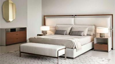 Minimalist Leather Bed Post-Modern Home Double 1.8m Master Bed 2m Wide Bed