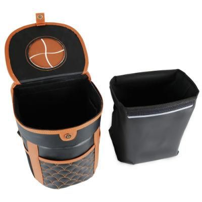 PU Leather High Quality Car Garbage Bag Car Garbage Bin