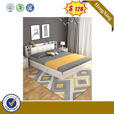 Chinese Modern Home Hotel Furniture Bedroom Set Kitchen Cabinets Fabric King Double Soft Bed