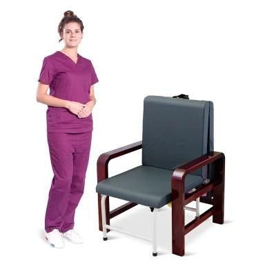 Ske001-3 Hospital Powder Coated Medical Folding Accompanying Chair