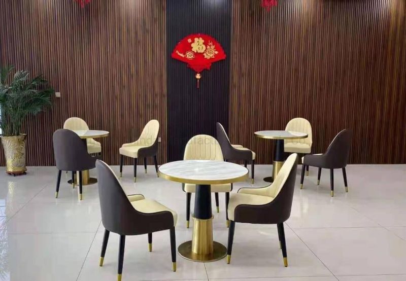 Whole Sale French Fabric Leather Velvet Upholstered Modern Dining Room Chair for Restaurant, French Luxury Dining Chair