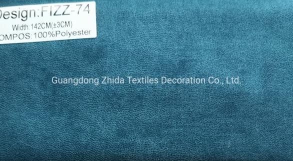 Textile Faux Leather Microsuede Cover for Sofa Furniture Fabric