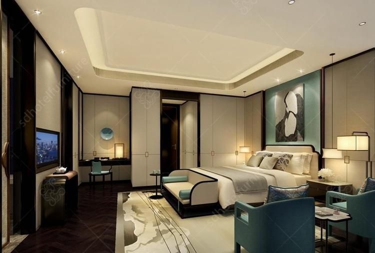 5 Star Hotel Bedroom Furniture for Hilton Hospitality Room