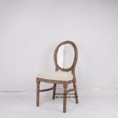 French Style Clear Acrylic Back Louis Chair for Events