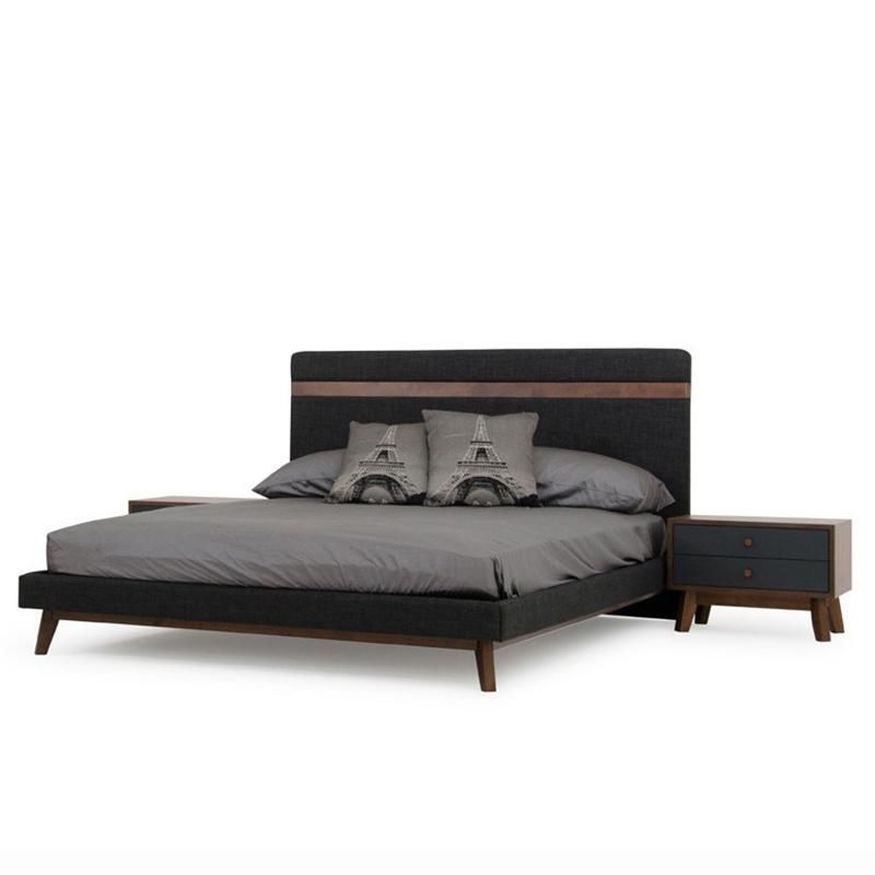 Bulk Sale North America Style Walnut Bedroom Furniture Bedroom Set