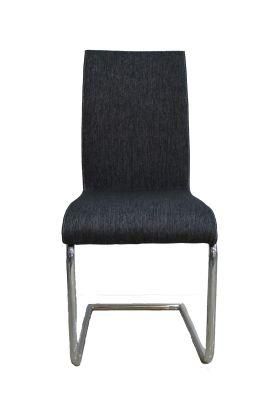 Modern Wholesale China Home Office Dining Room Furniture PU Leather Chromed Steel Dining Chair