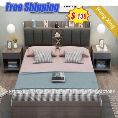 2021 New Style Modern Best Price Double Size Wall Beds Bedroom Home Furniture Synthetic Plywood Bed (HX-8ND9536)